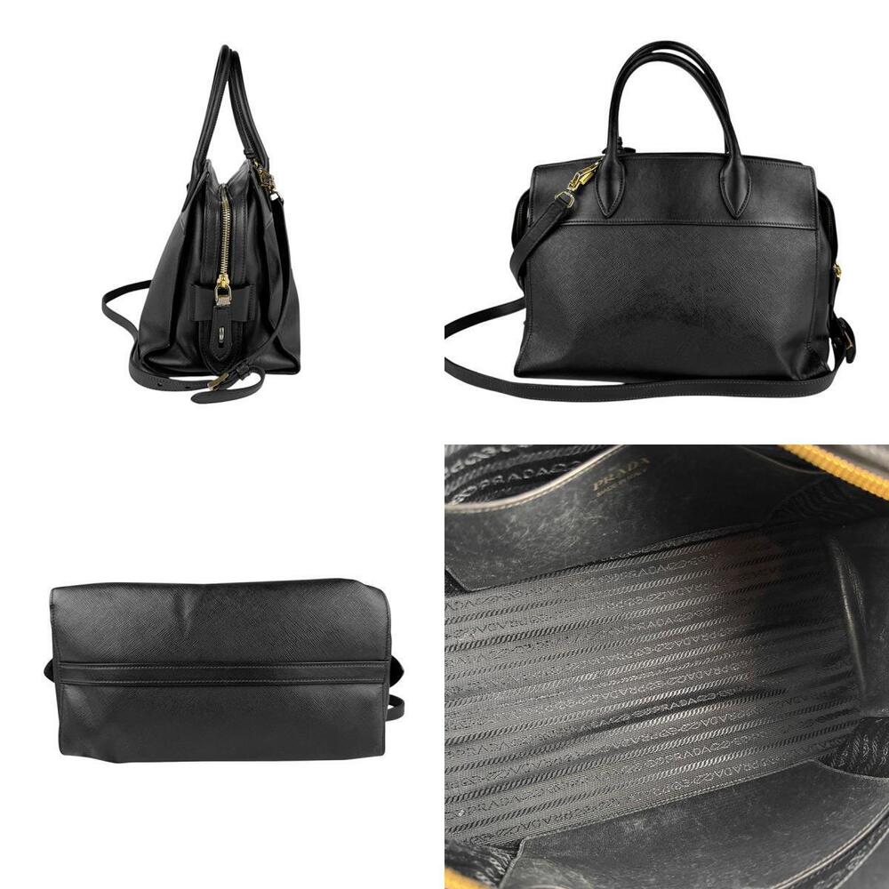 Prada Esplanade leather tote Saffiano Black